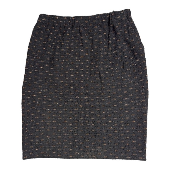St. John Knit Metallic Skirt - Picture 1 of 7